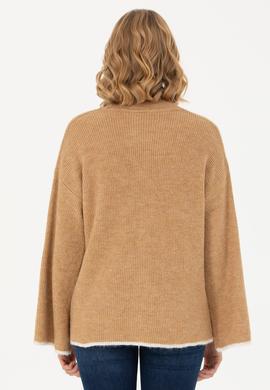 Kadın Kum Balıkçı Yaka Kazak - 50277261039