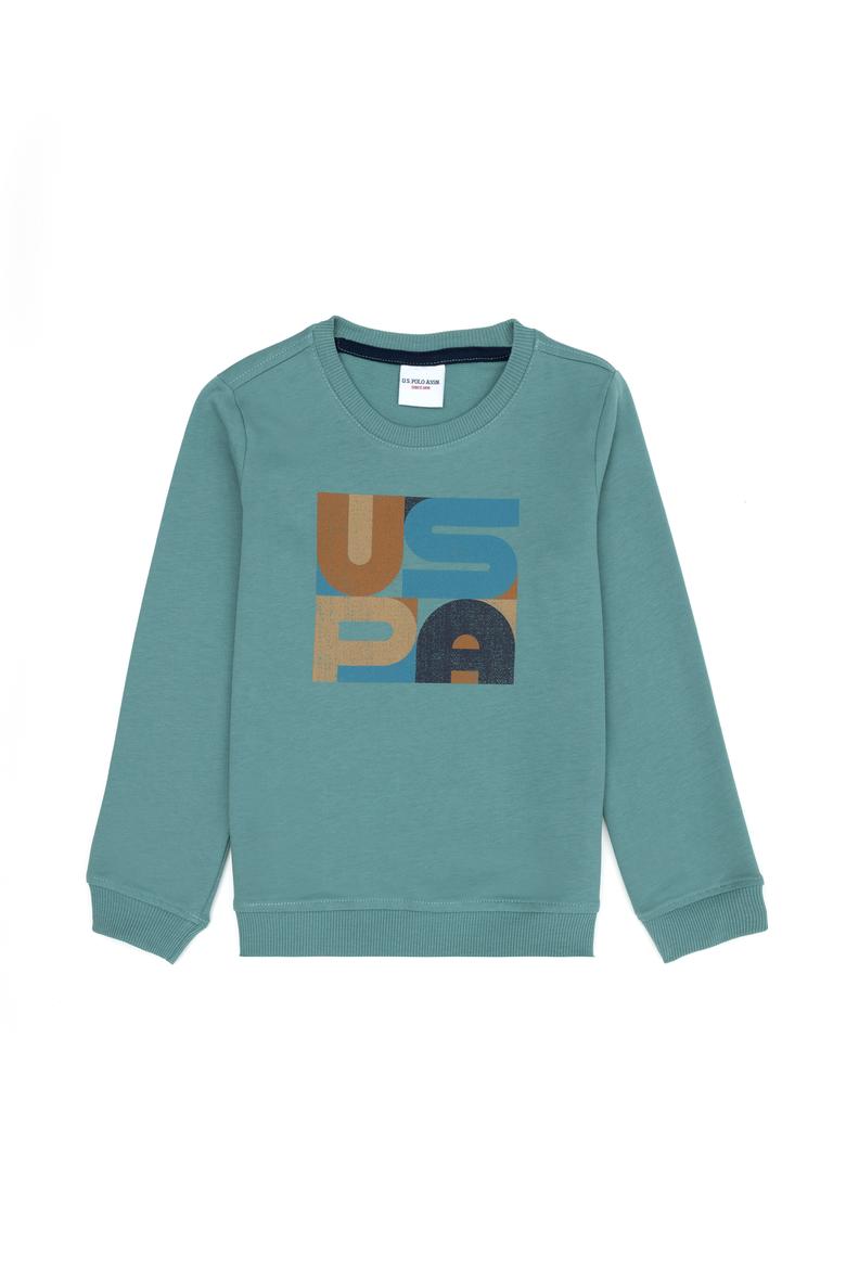 Erkek Çocuk Mint Sweatshirt