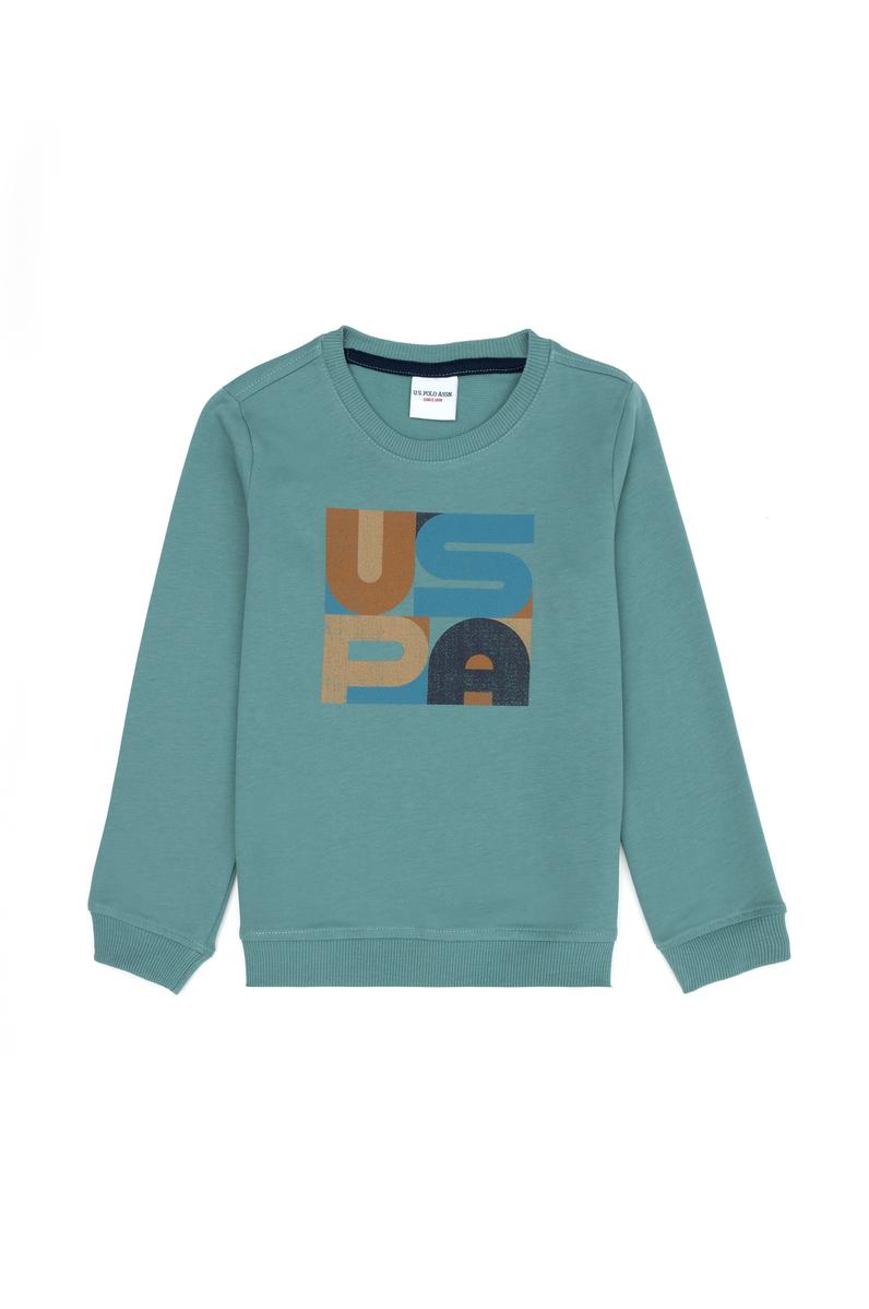 Erkek Çocuk Mint Sweatshirt
