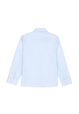 Erkek Çocuk Açık Mavi Uzun Kollu Basic Gömlek - 50271302021