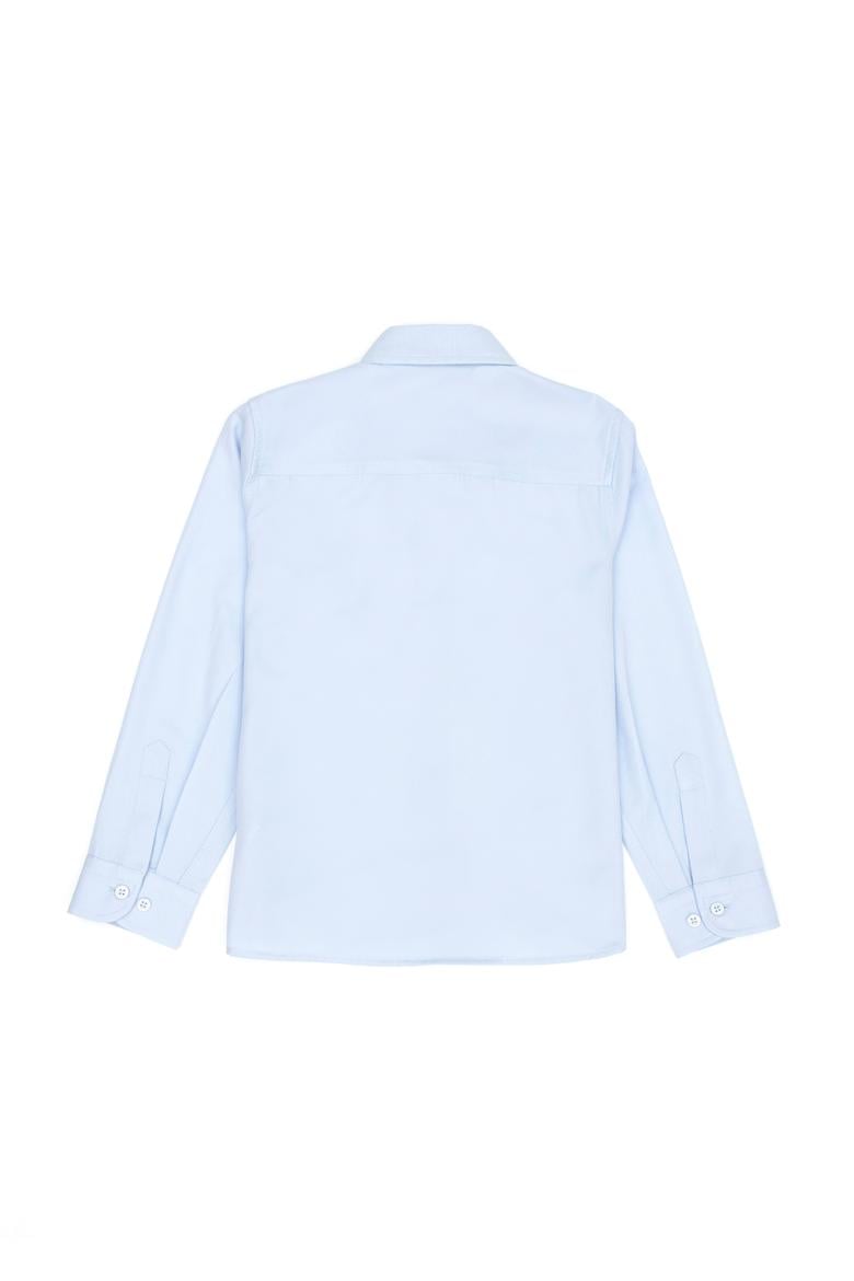 Erkek Çocuk Açık Mavi Uzun Kollu Basic Gömlek - 50271302021