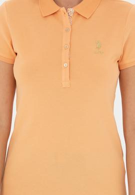 Kadın Turuncu Basic Tişört - 50248993102