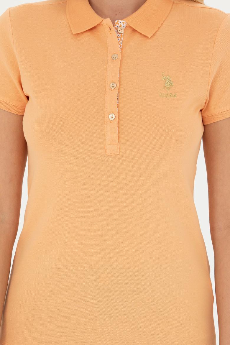 Kadın Turuncu Basic Tişört - 50248993102