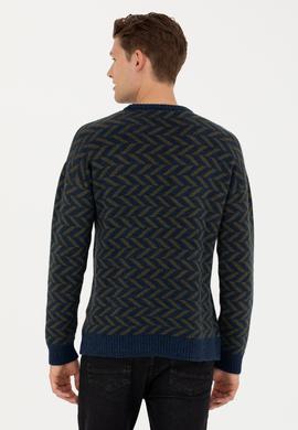 Erkek Lacivert Kazak - 50277076006