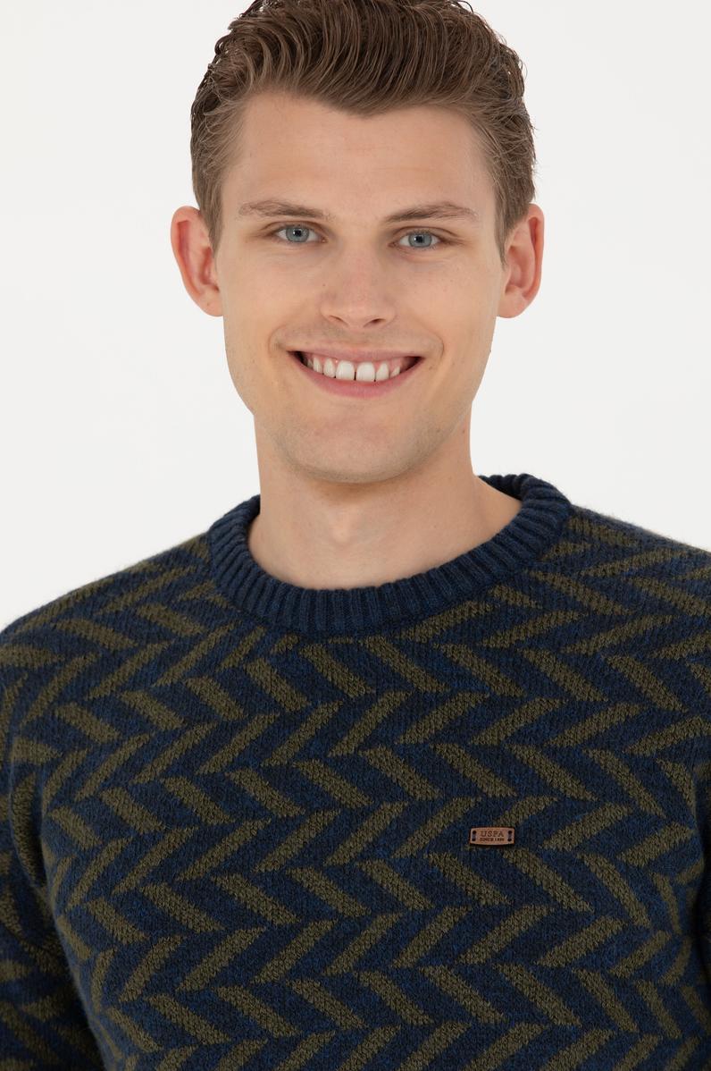 Erkek Lacivert Kazak