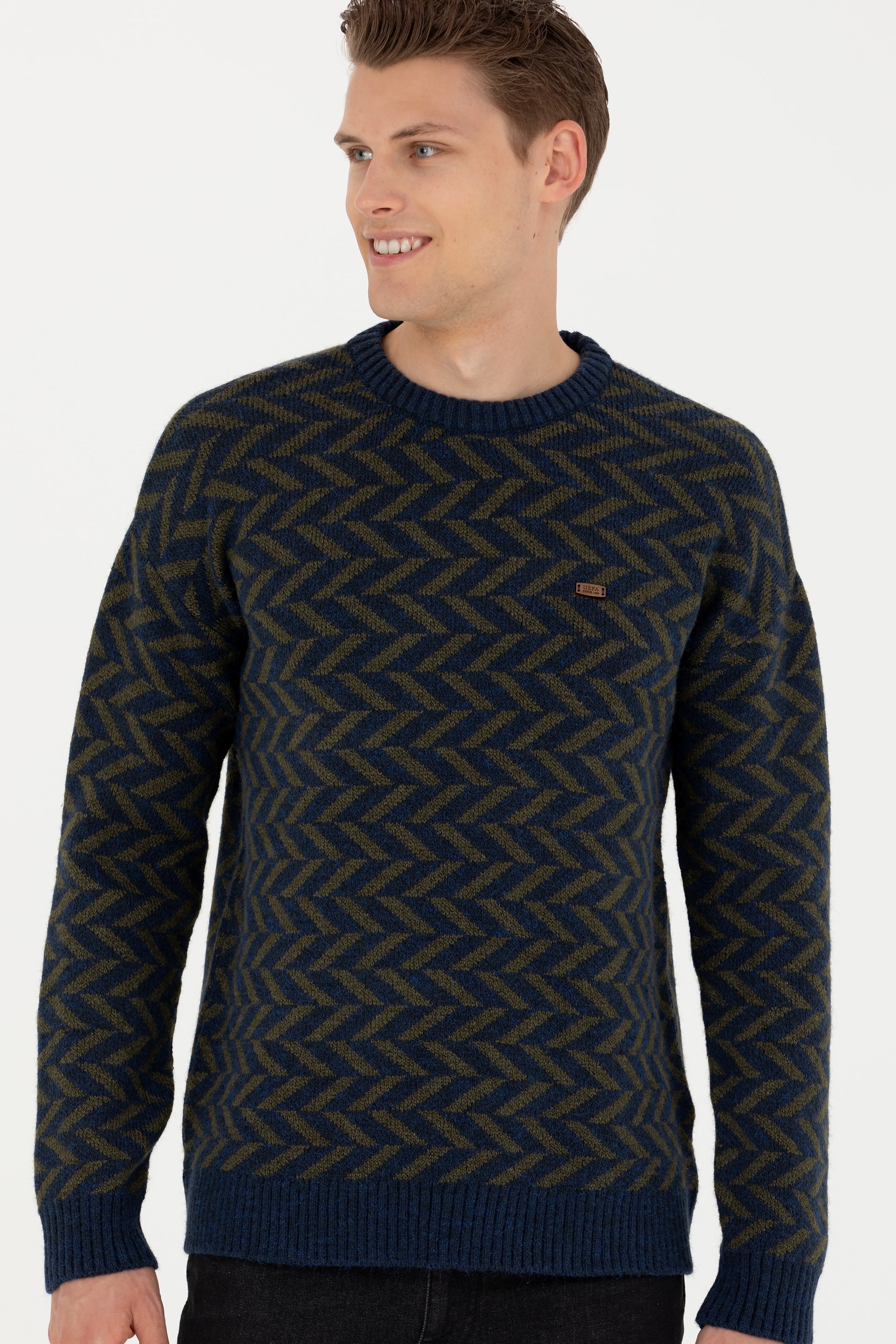 Erkek Lacivert Kazak - Image 3