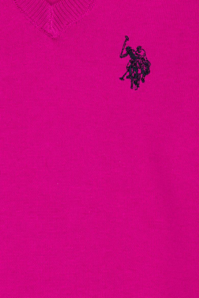 Kız Çocuk Menekşe Basic V Yaka Kazak - 50275850044