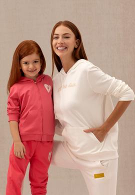 Kadın Ekru Kapüşonlu Sweatshirt - 50276015016