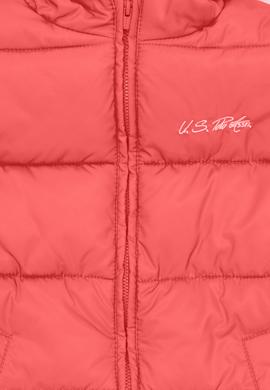 Kız Çocuk Açık Pembe Kapüşonlu Mont - 50269880022