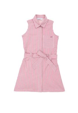 Kız Çocuk Pembe Kolsuz Dokuma Elbise - 50269731003