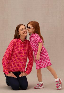 Kadın Fuşya Uzun Kollu Gömlek