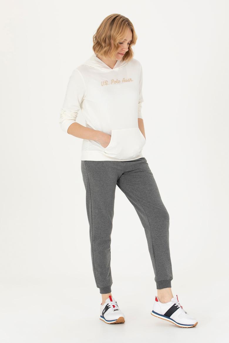 Kadın Antrasit Melanj Eşofman Altı - 50276509018