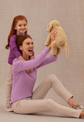 Kadın Manolya V Yaka Basic Kazak - 50276570043