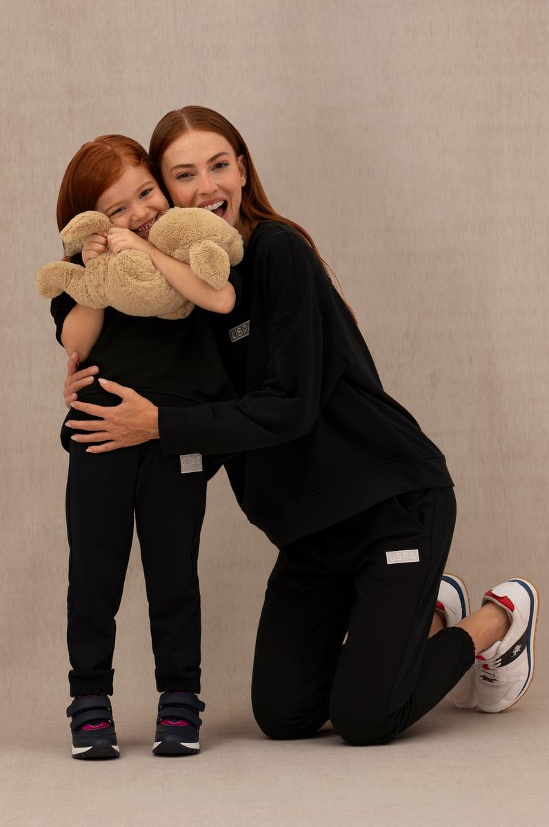 Kız Çocuk Siyah Eşofman Altı