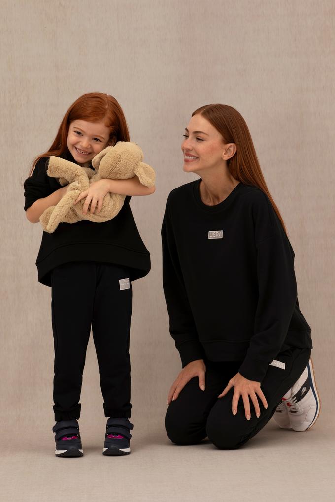 Kız Çocuk Siyah Eşofman Altı