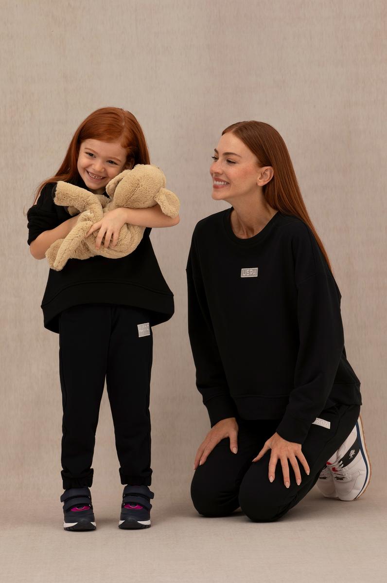 Kız Çocuk Siyah Eşofman Altı