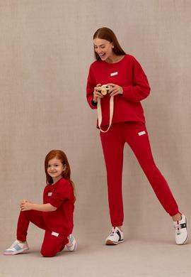 Kız Çocuk Kırmızı Eşofman Altı - 50276835025