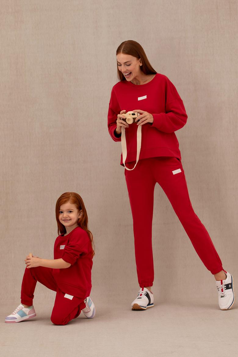 Kız Çocuk Kırmızı Eşofman Altı - 50276835025