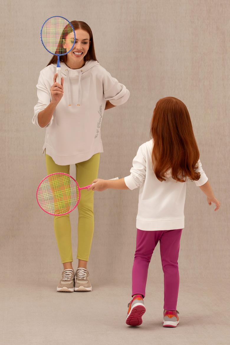 Kadın Taş Kapüşonlu Sweatshirt