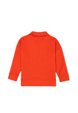 Kız Çocuk Turuncu Polo Yaka Sweatshirt - 50276920015