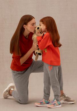 Kız Çocuk Turuncu Polo Yaka Sweatshirt - 50276920015