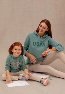 Kız Çocuk Mint Basic Kapüşonlu Sweatshirt - 50276872055