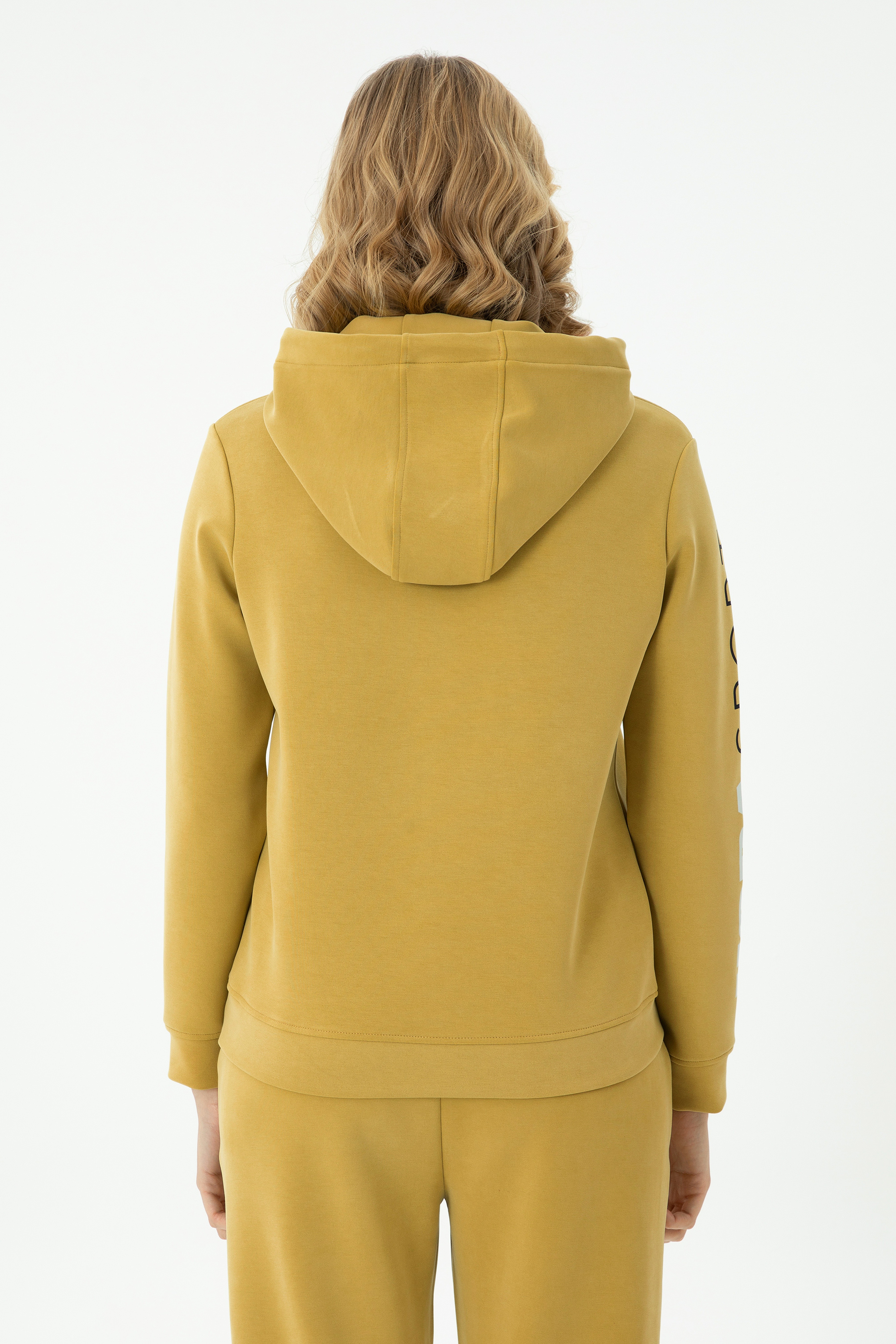 Kadın Fıstık Yeşili Sweatshirt - Image 6