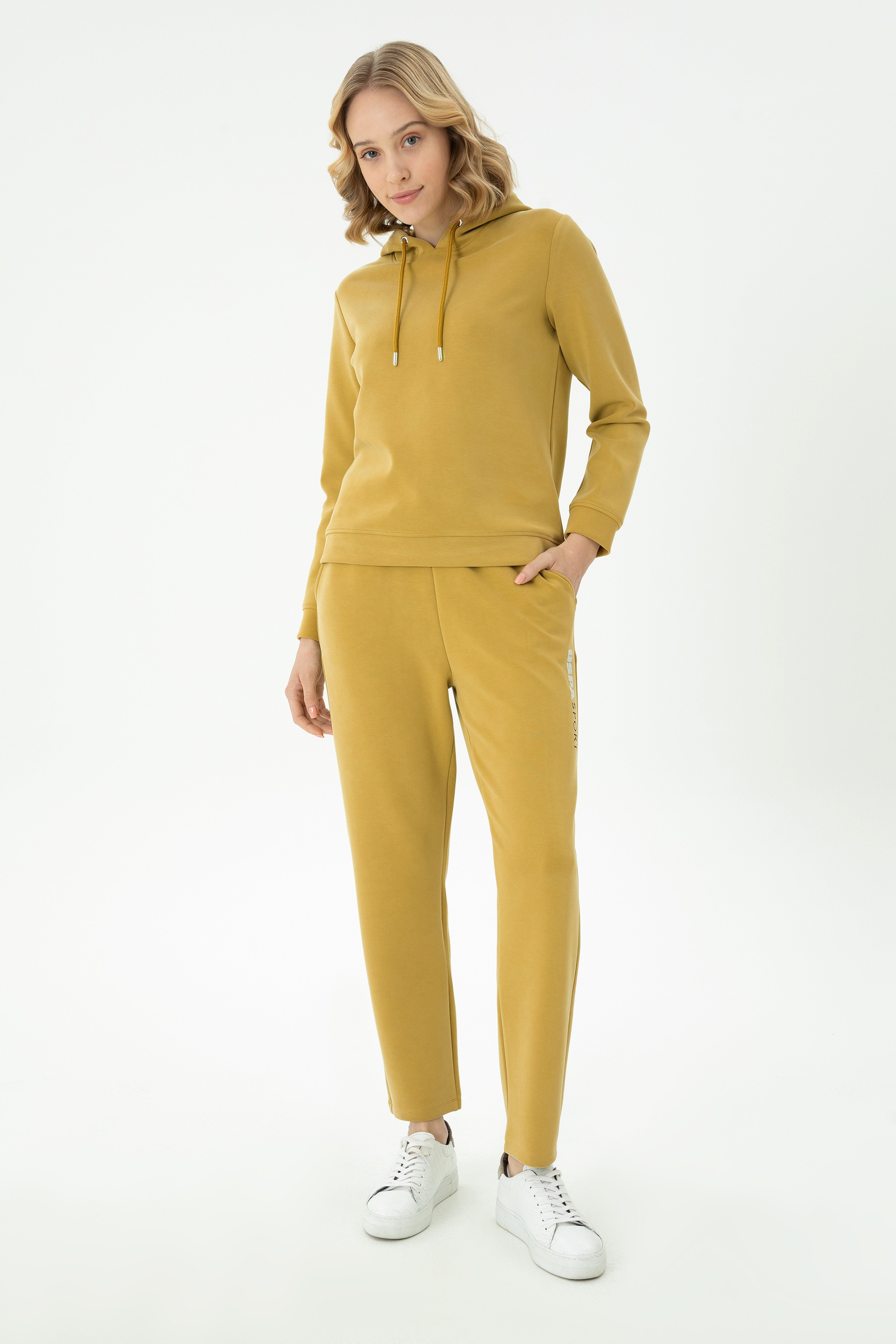 Kadın Fıstık Yeşili Sweatshirt - Image 5