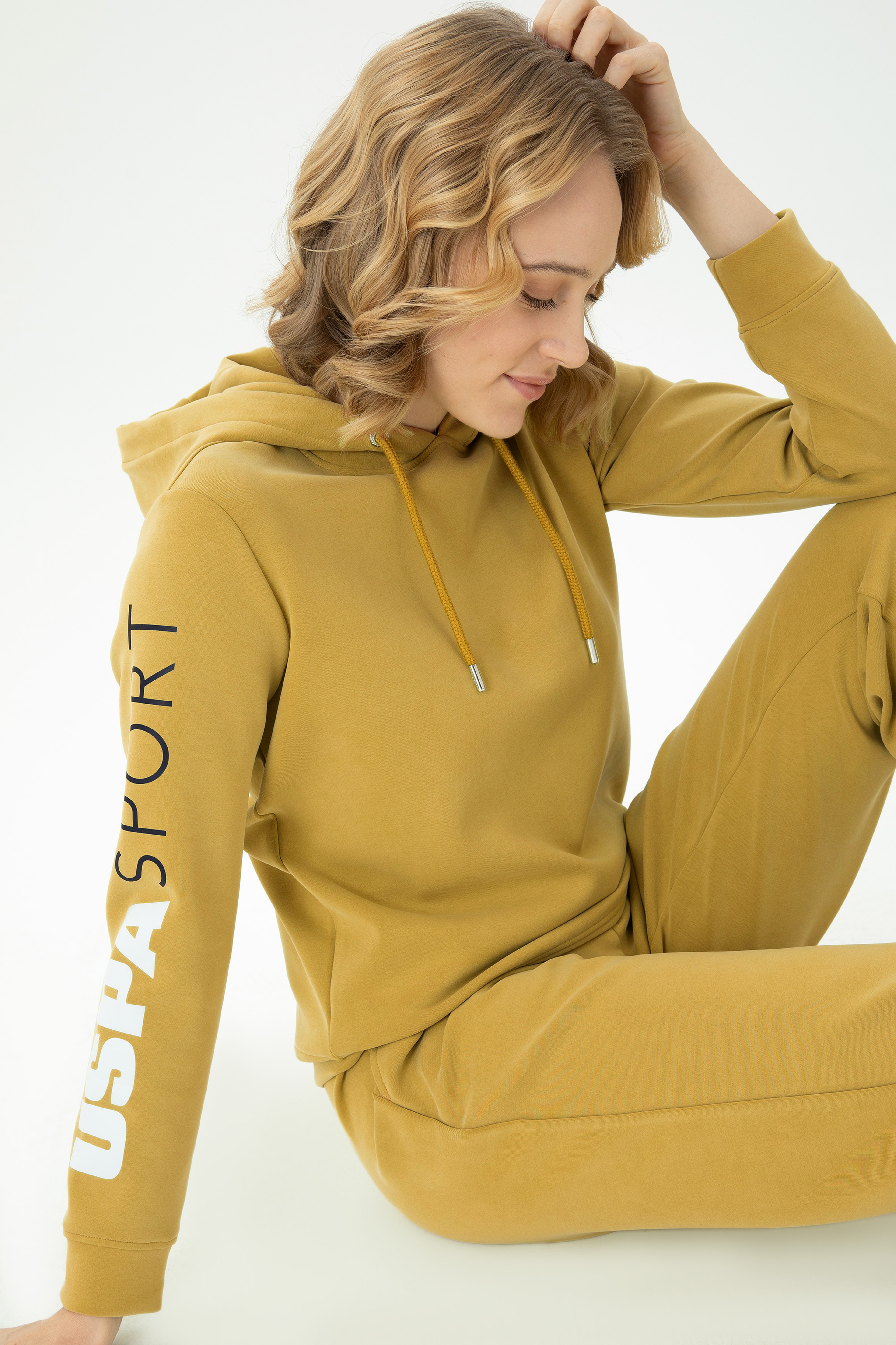 Kadın Fıstık Yeşili Sweatshirt - Image 2