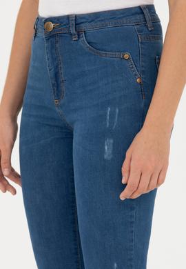 Kadın Mavi Skinny Fit Jean Pantolon - 50266628007