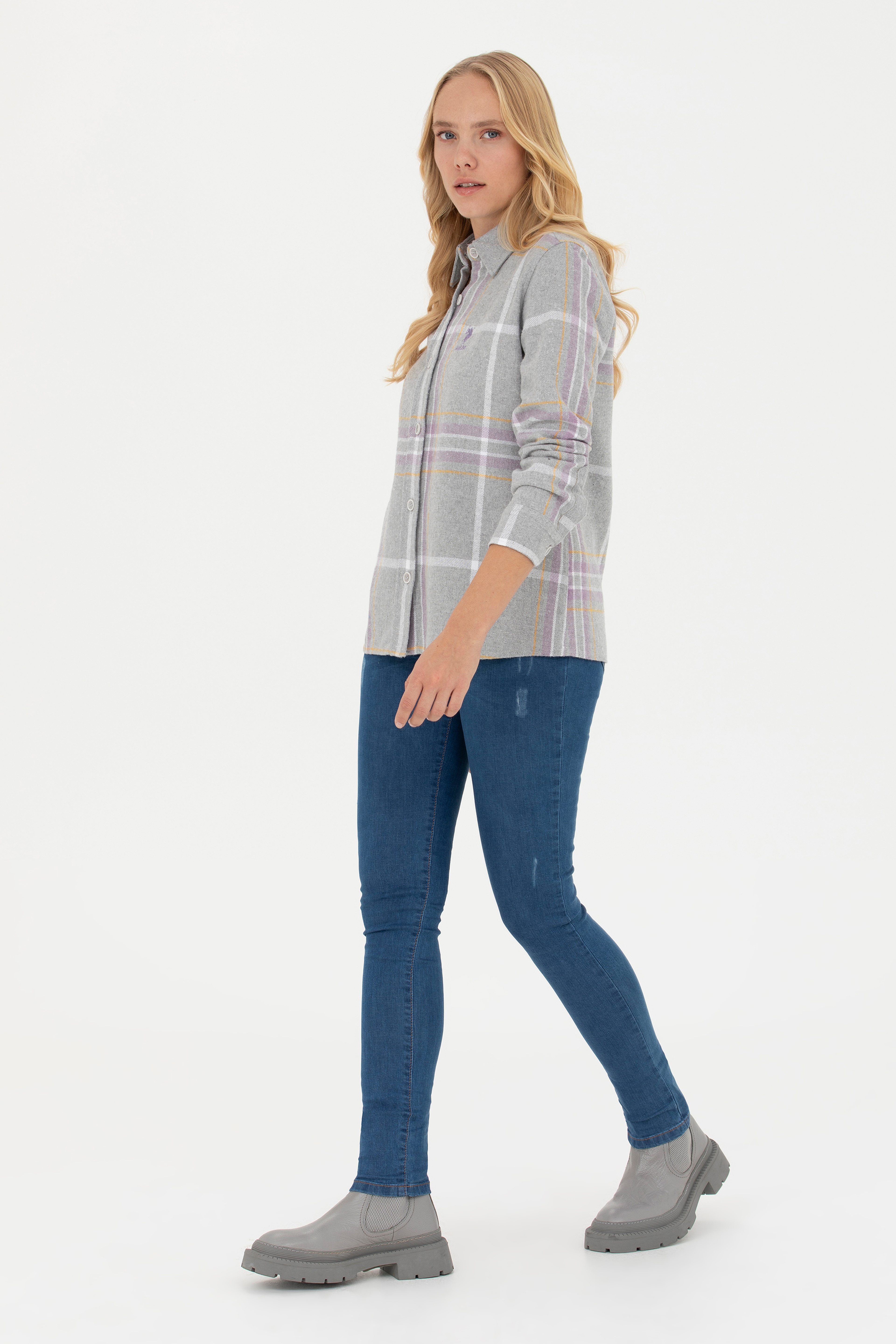 Kadın Mavi Skinny Fit Jean Pantolon
