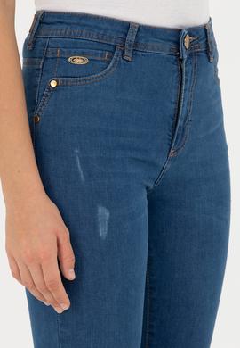 Kadın Mavi Skinny Fit Jean Pantolon - 50266628007