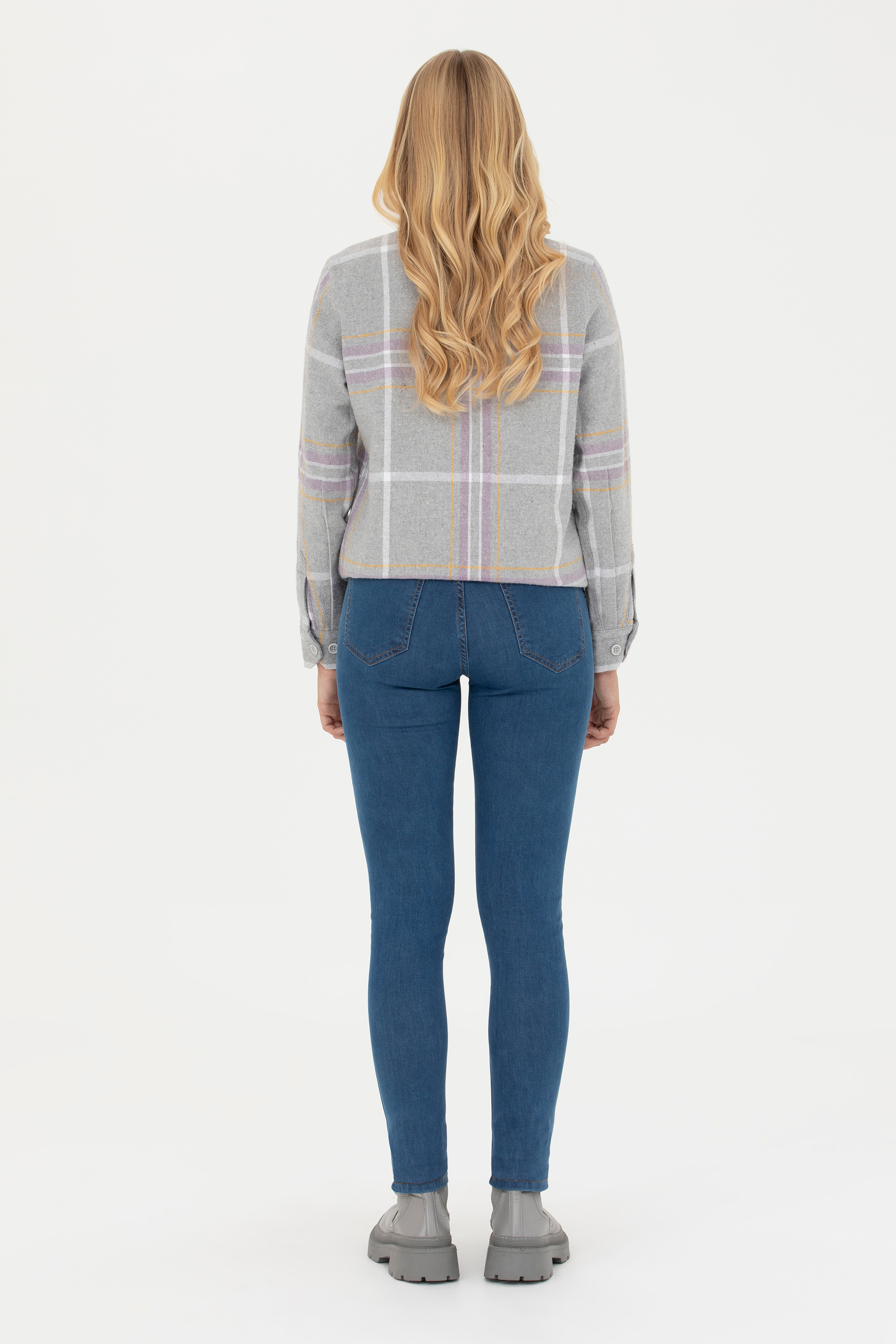 Kadın Mavi Skinny Fit Jean Pantolon