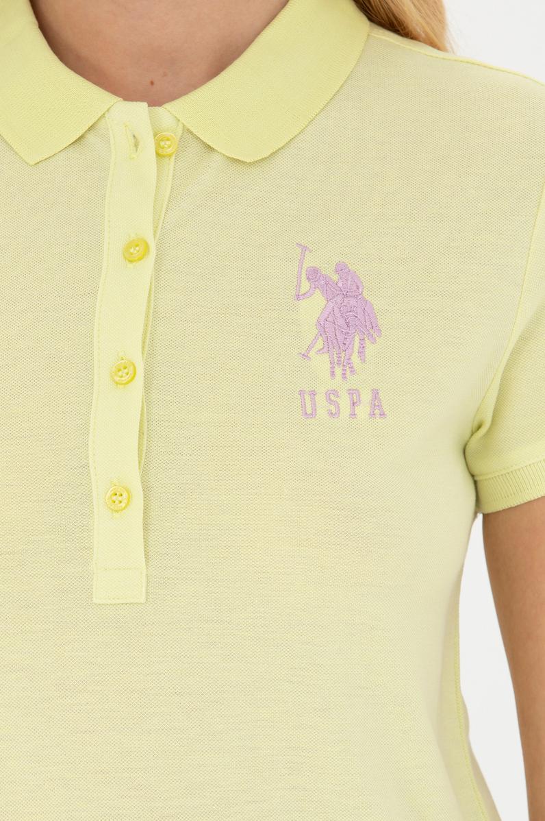 Kadın Açık Sarı Basic Tişört