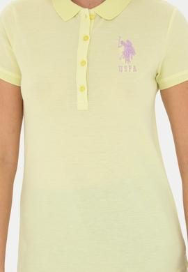 Kadın Açık Sarı Basic Tişört - 50262695107