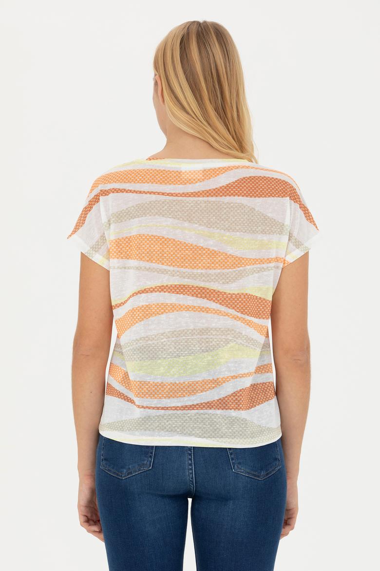 Kadın Kiremit Tişört - 50263601018