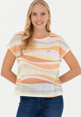 Kadın Kiremit Tişört - 50263601018