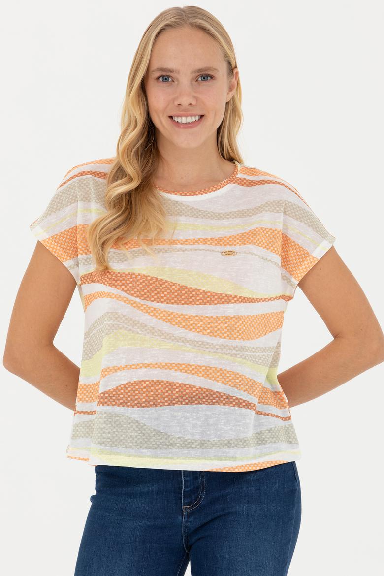 Kadın Kiremit Tişört - 50263601018