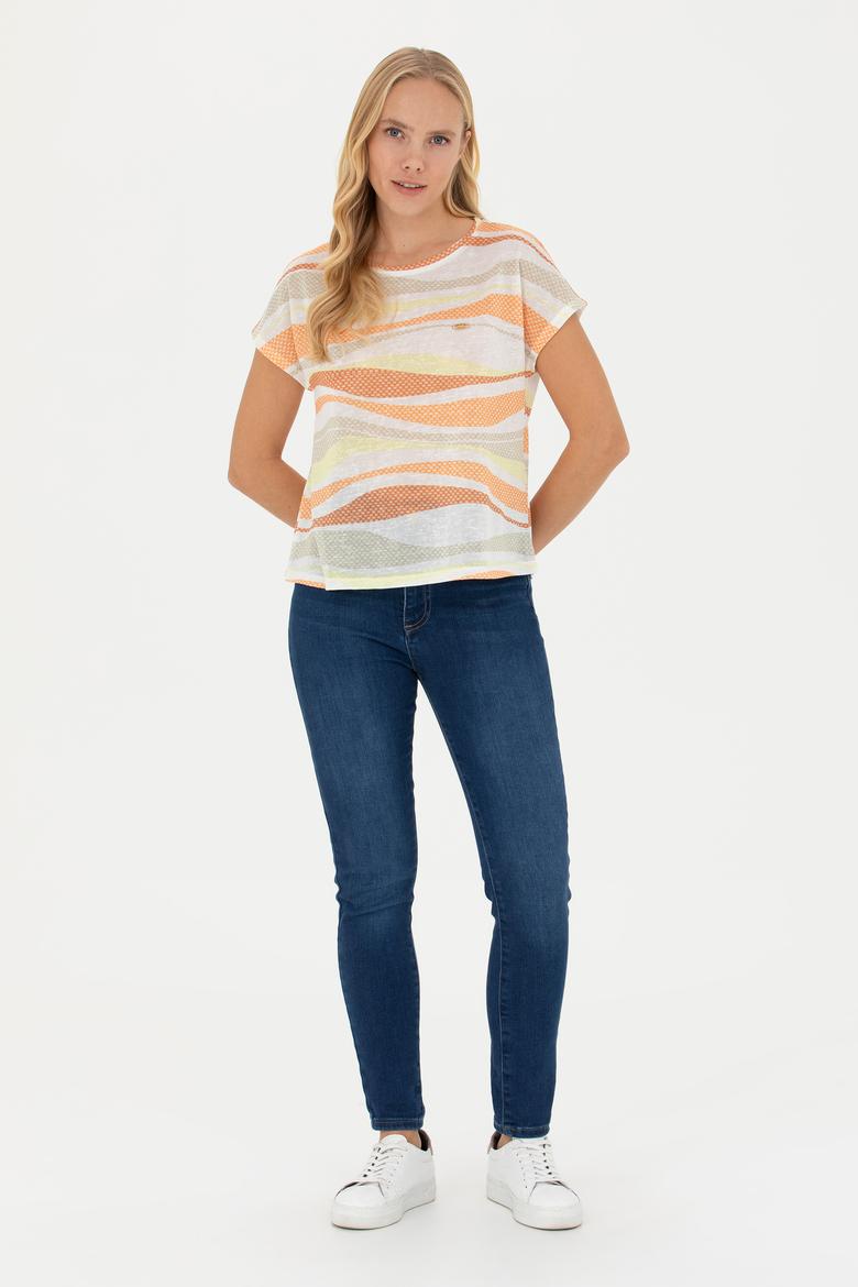 Kadın Kiremit Tişört - 50263601018