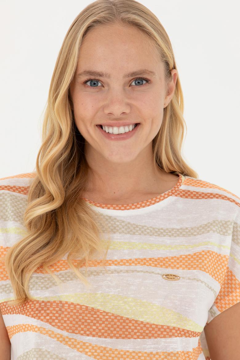 Kadın Kiremit Tişört - 50263601018