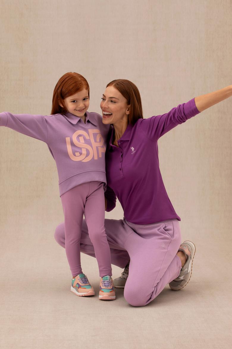 Kız Çocuk Lila Tayt - 50276929011