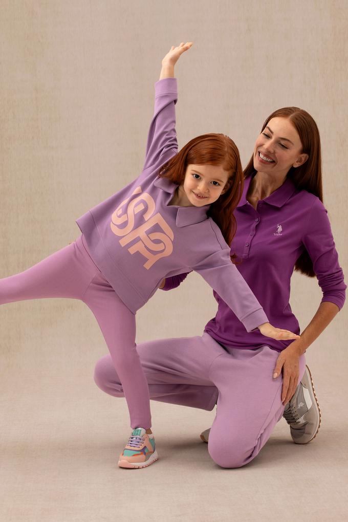 Kız Çocuk Lila Tayt