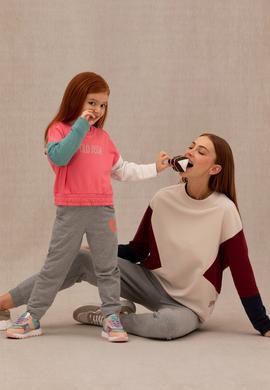 Kız Çocuk Pembe Sweatshirt - 50276899015