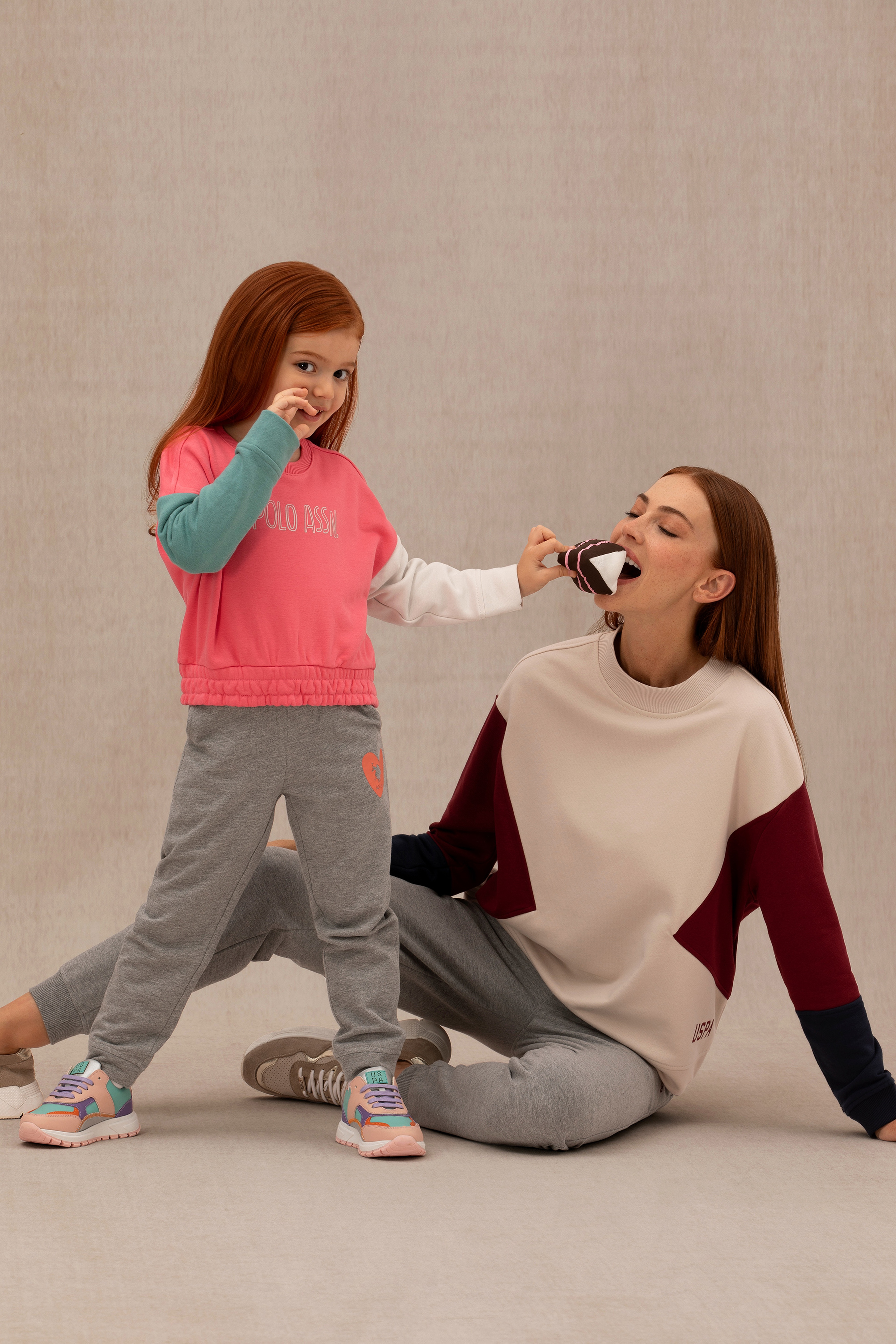 Kız Çocuk Pembe Sweatshirt