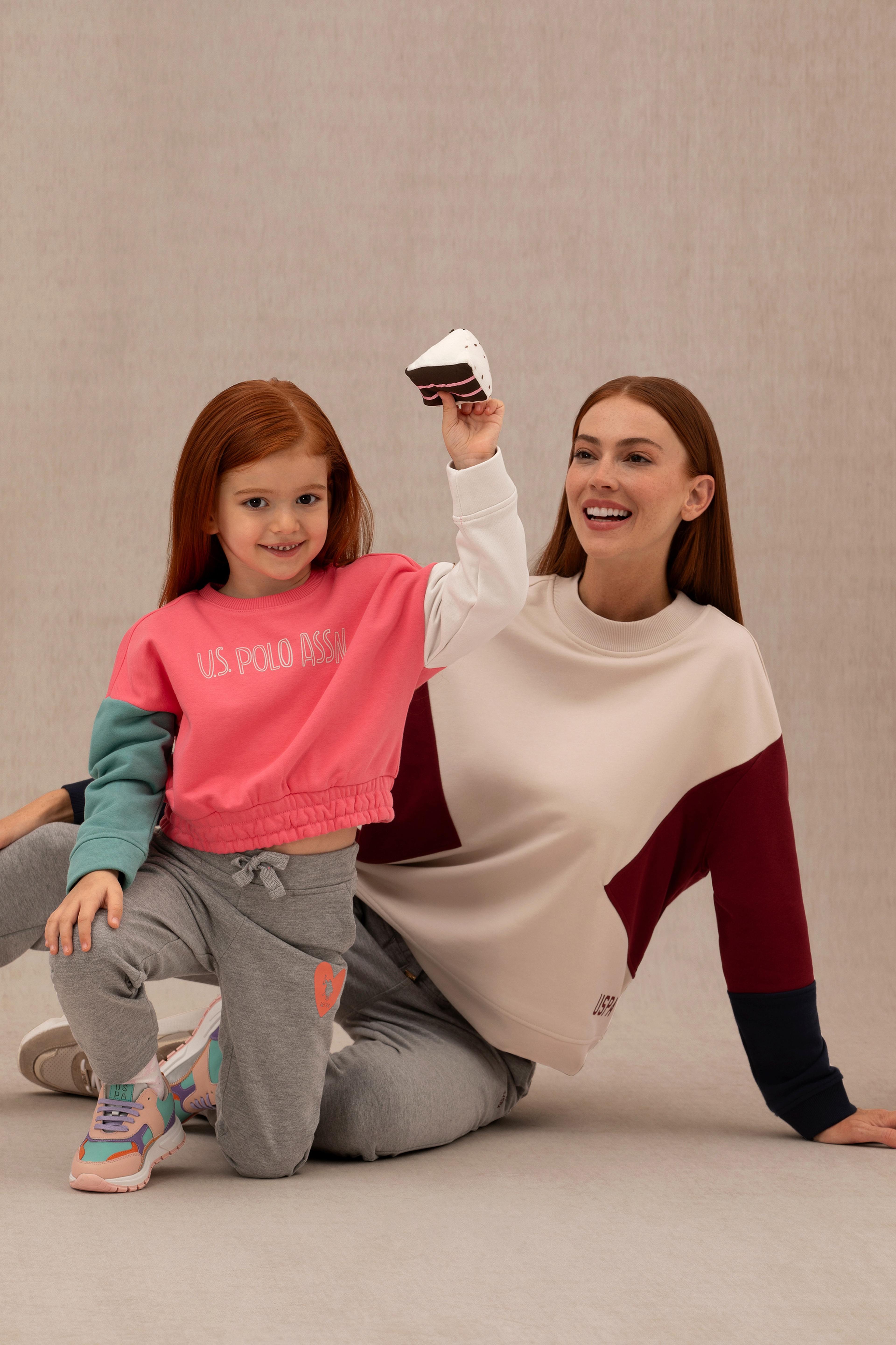Kız Çocuk Pembe Sweatshirt