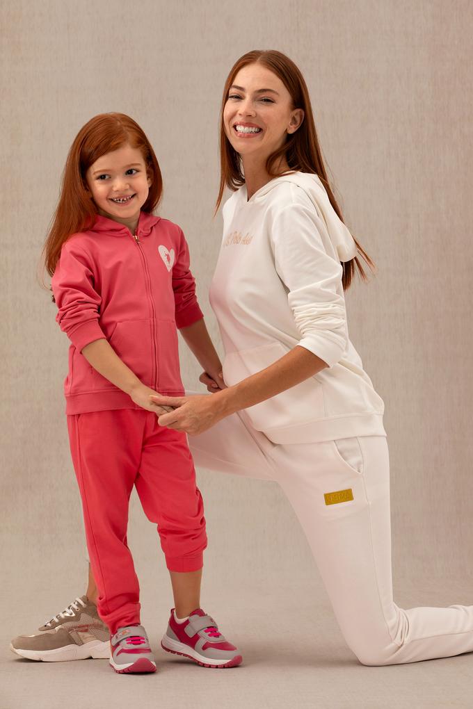 Kız Çocuk Pembe Sweatshirt