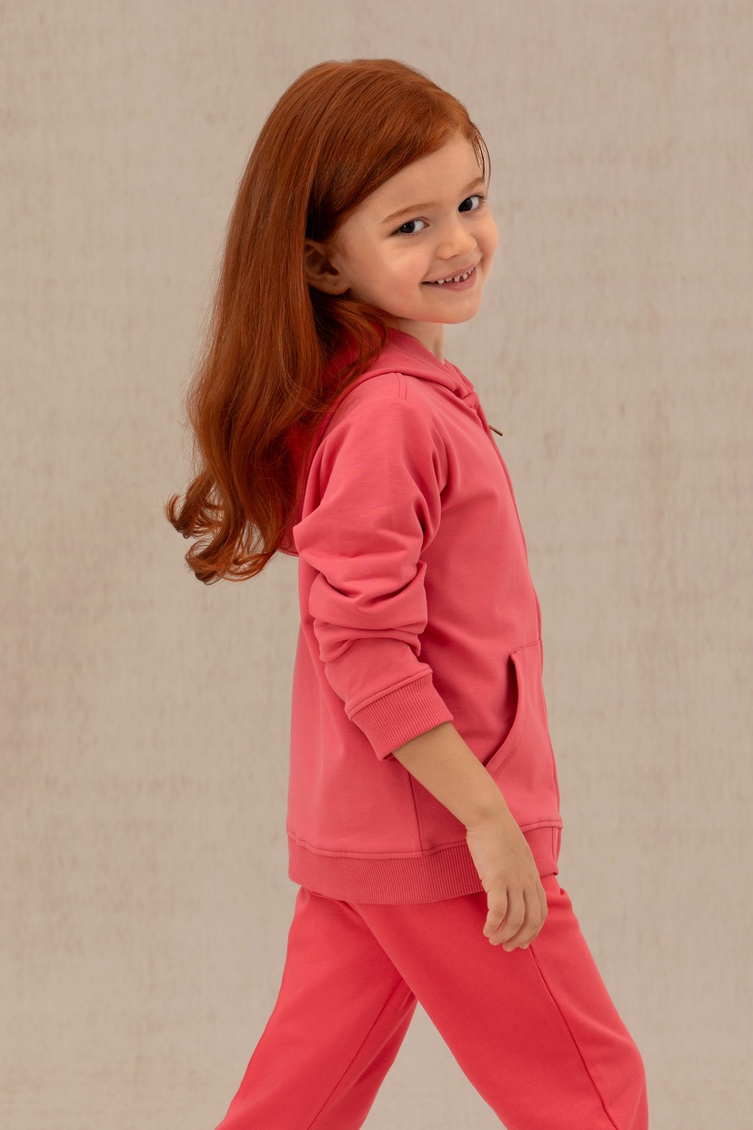 Kız Çocuk Pembe Sweatshirt