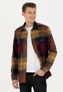 Erkek Açık Haki Uzun Kollu Gömlek - 50272716005