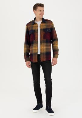 Erkek Açık Haki Uzun Kollu Gömlek - 50272716005