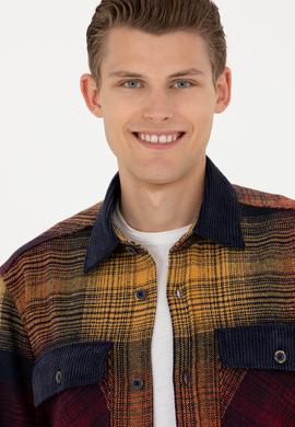 Erkek Açık Haki Uzun Kollu Gömlek - 50272716005